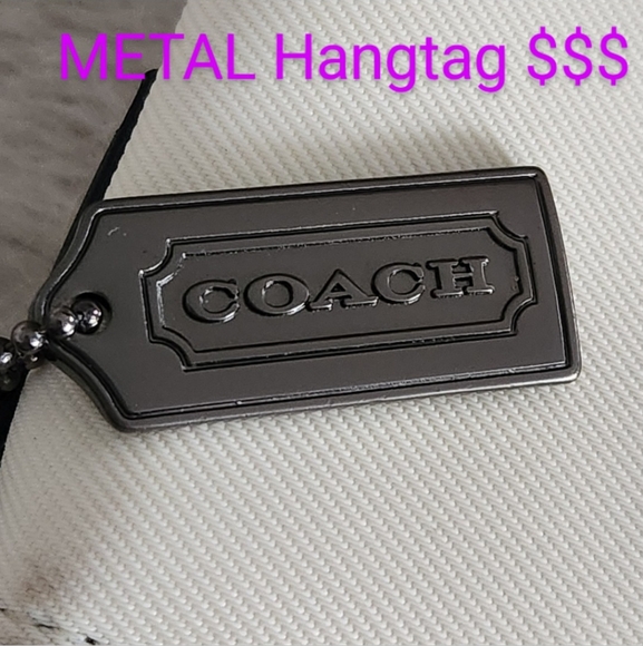 Vintage COACH  BAG Wristlet Clutch Wear 2 Ways Demi Mercer RARE HANGTAG - Picture 2 of 15